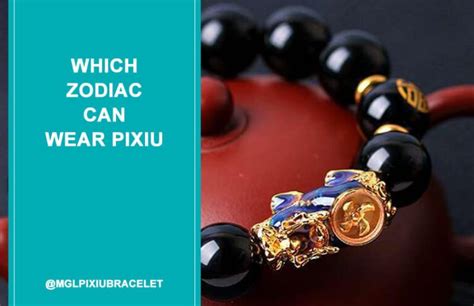 So in recent years, they crafted this lucky charm as an ornament made from different materials. . Which zodiac can wear pixiu